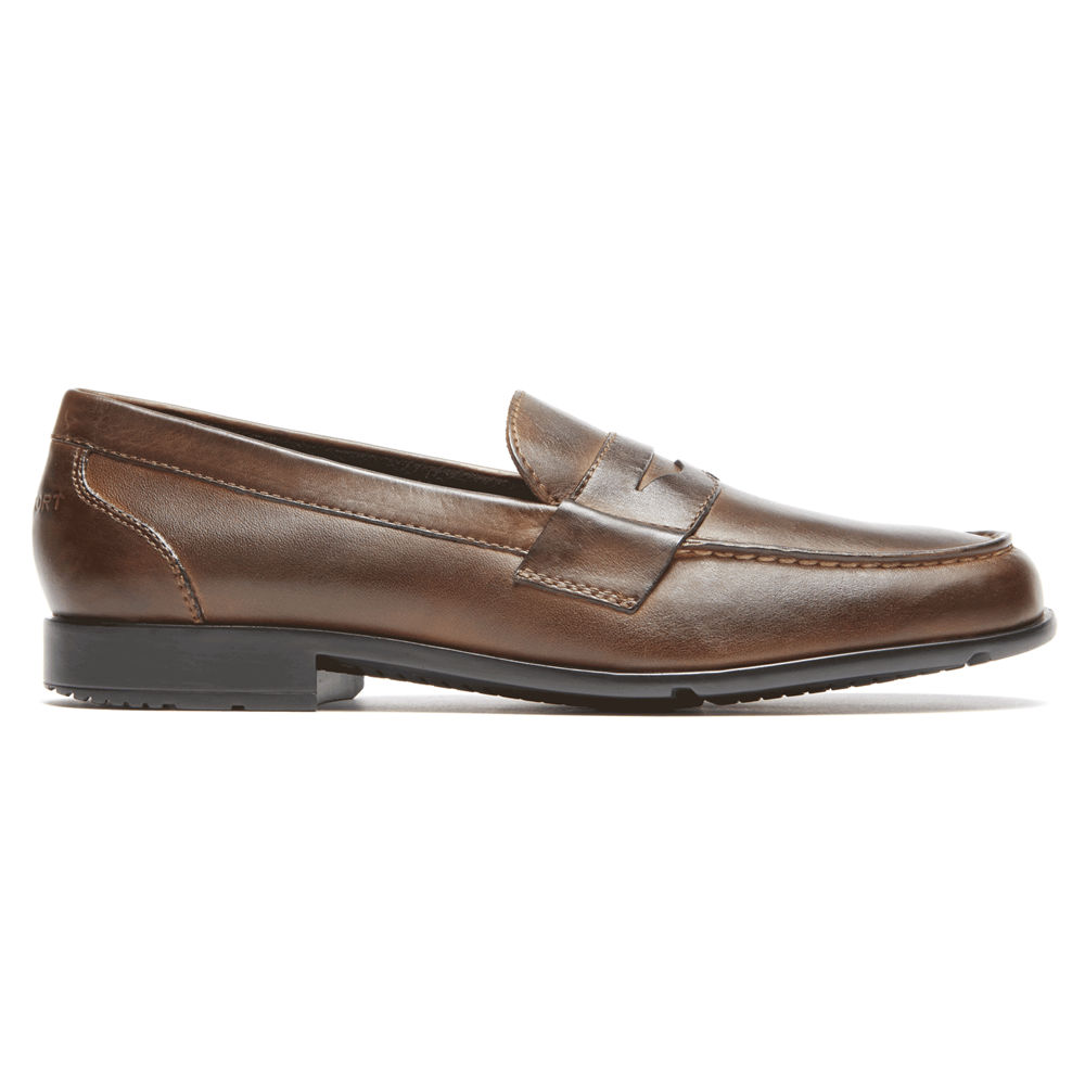 Rockport Loafers Herre Mørke Brune - Classic Penny - MOUY39815